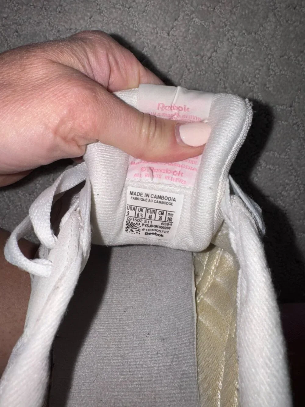 Reebok old school sneakers